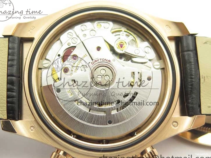 Leather 1:1 Gold Noob Rose Daytona RG Dial Edition SA4130 Best Strap On 116515 0416